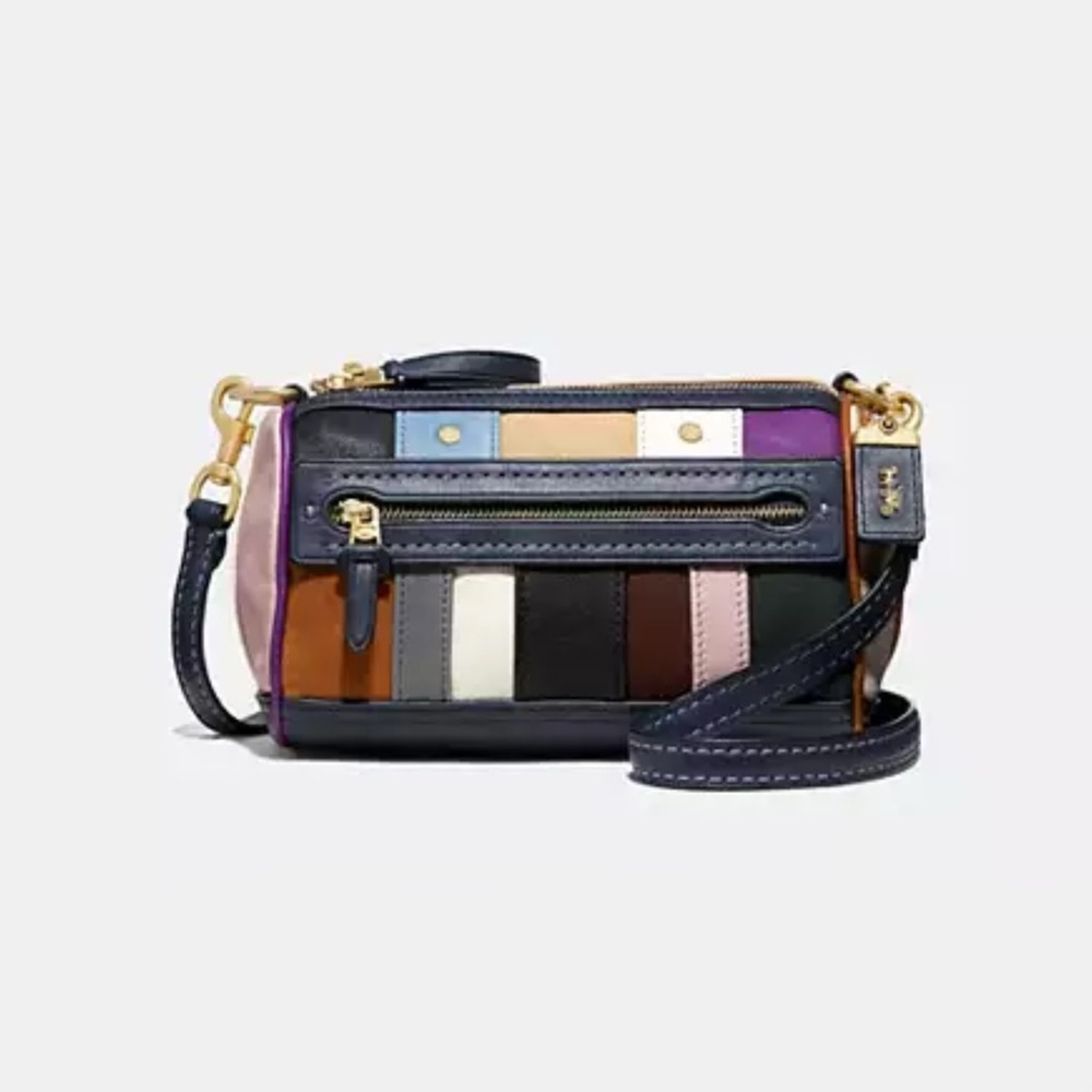 COACH Shuffle 21 With Multi Stripe